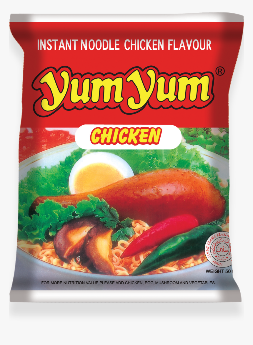 Instant Noodle Chicken Flavour - Yum Yum Chicken Noodle, HD Png Download, Free Download