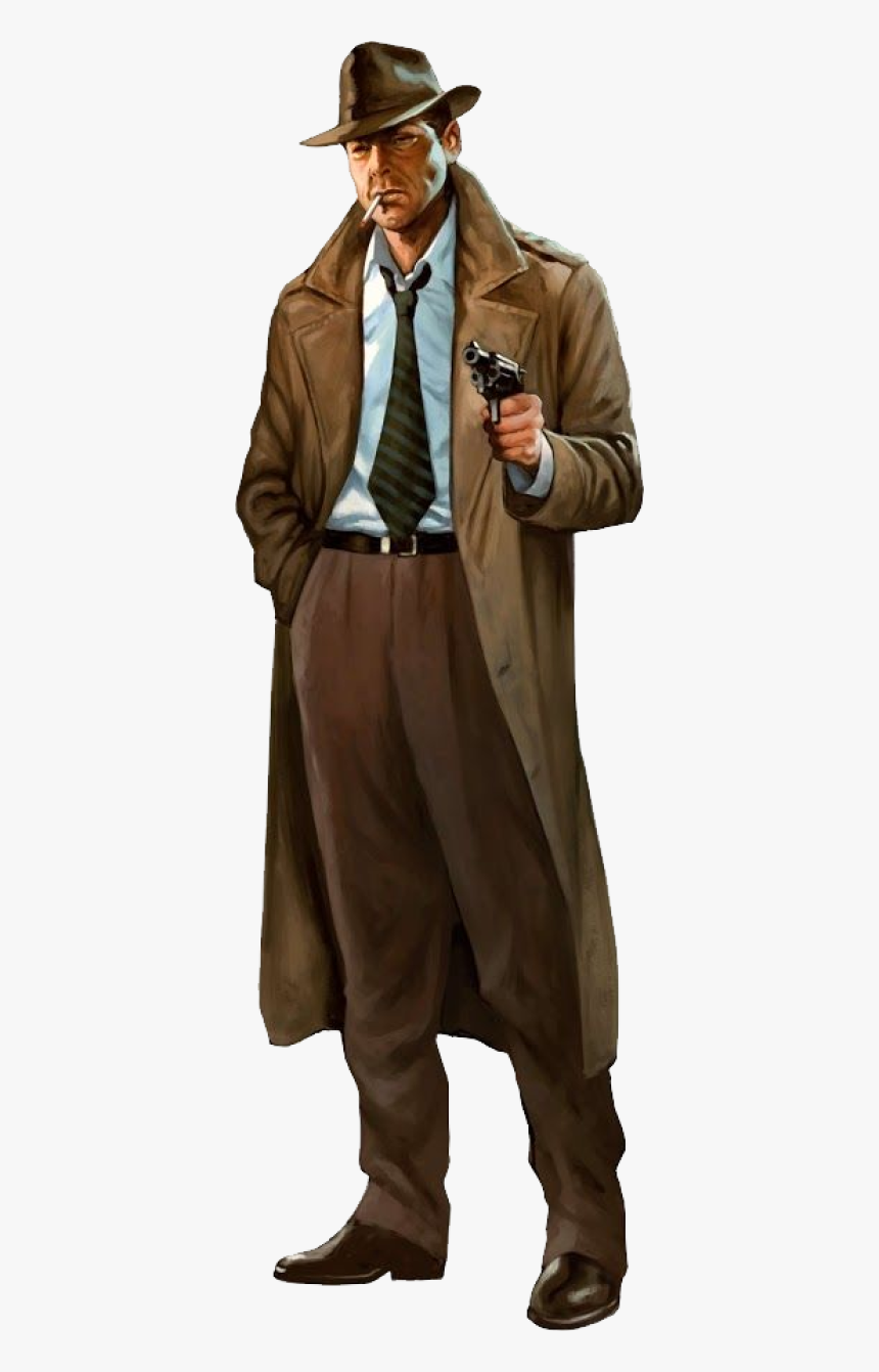 Detective Character Concept Art, HD Png Download, Free Download