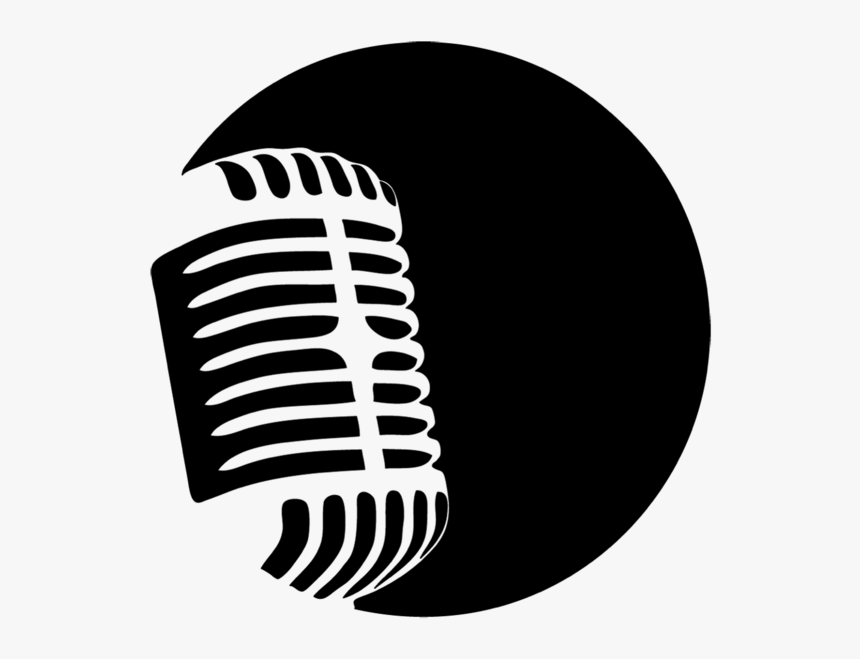 On Air Mic Png - Black And White Microphone Png, Transparent Png, Free Download