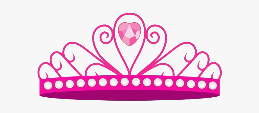 pink princess tiara clip art