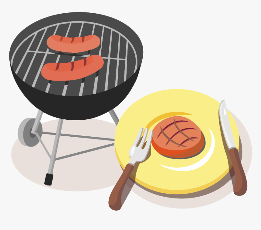 Transparent Mailbox Clipart Free - Cartoon Hot Dog Grilling, HD Png Download, Free Download