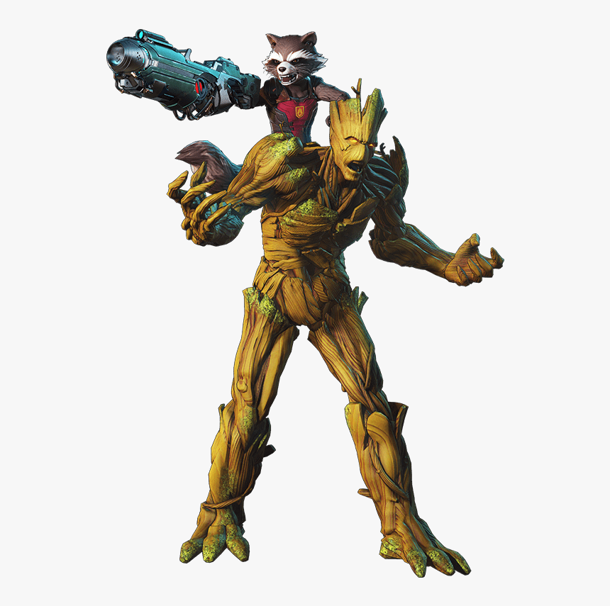 Marvel Ultimate Alliance 3 Rocket And Groot, HD Png Download, Free Download