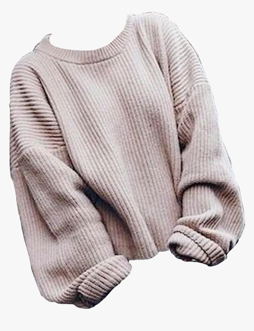 #clothes #sweater #tan #aesthetic #girl #girls #women - Niche Sweater, HD Png Download, Free Download