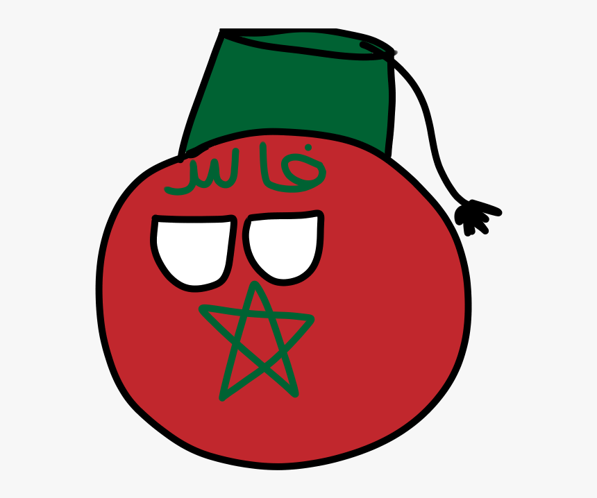 Morocco Countryball Clipart , Png Download - Country Ball Png, Transparent Png, Free Download