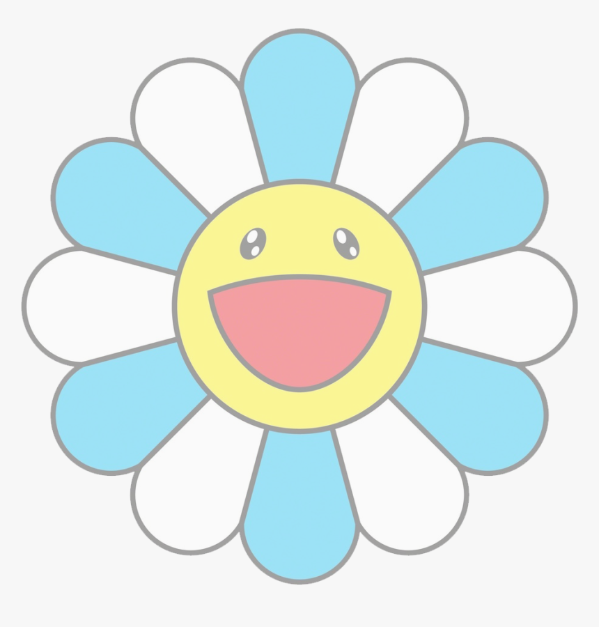 Takashi Murakami Flower Black And White, HD Png Download, Free Download