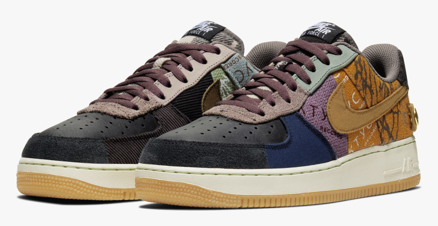 Air Force 1 Low Travis Scott Cactus Jack, HD Png Download, Free Download