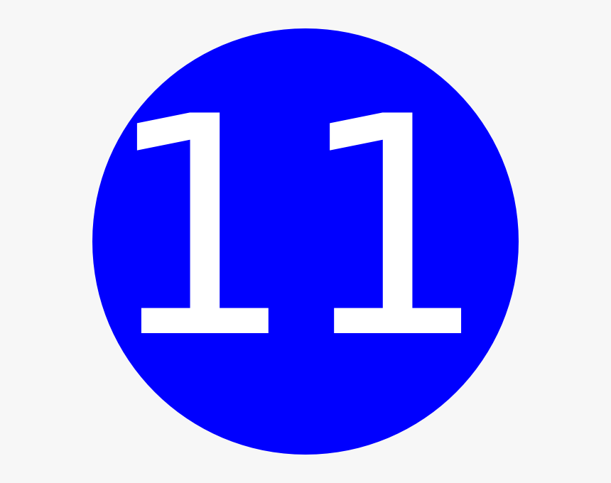 Number 11 In Circle, HD Png Download, Free Download