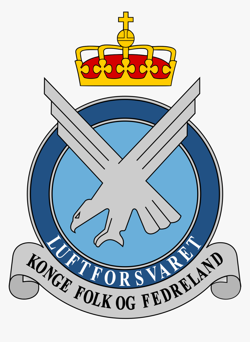 Royal Norwegian Wikipedia - Norwegian Air Force Logo, HD Png Download, Free Download