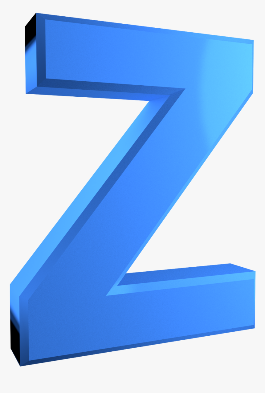 Z 3d Letters Png, Transparent Png, Free Download