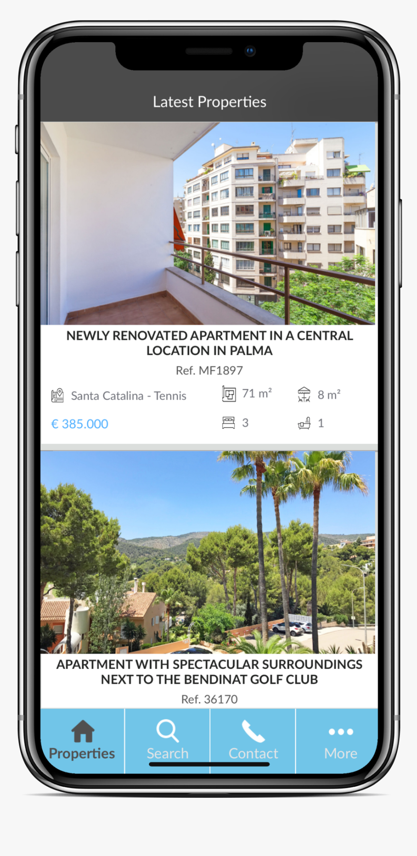 Mockup - Real Estate App And Web, HD Png Download, Free Download