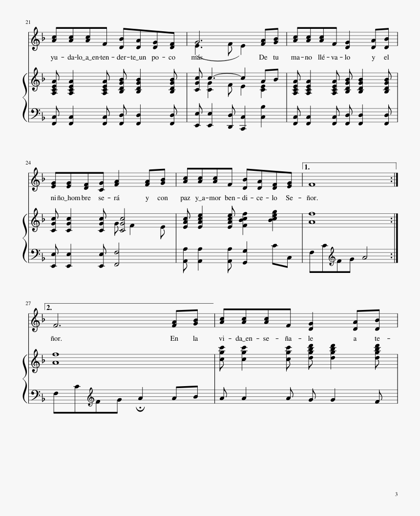 Mr Sandman Piano Sheet Music Easy, HD Png Download, Free Download