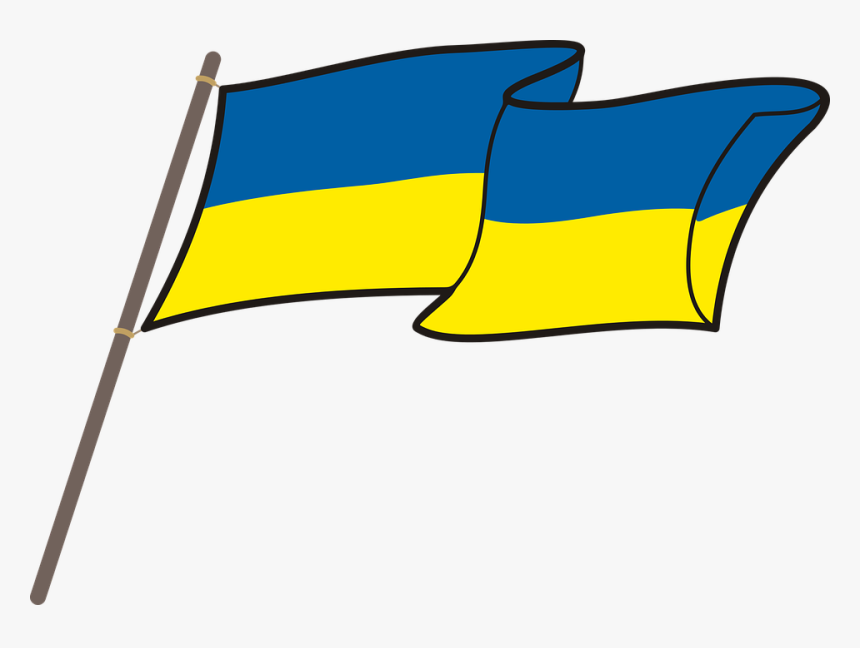 Ukraine, Flag, Graphics, National Colors, The Mast - German Flag Clipart, HD Png Download, Free Download