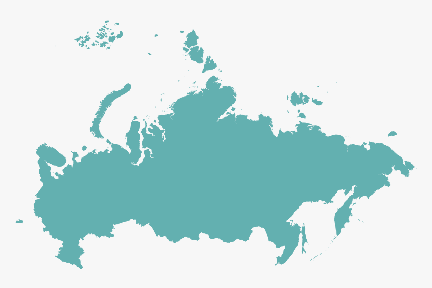 Russia Vector Map, HD Png Download, Free Download