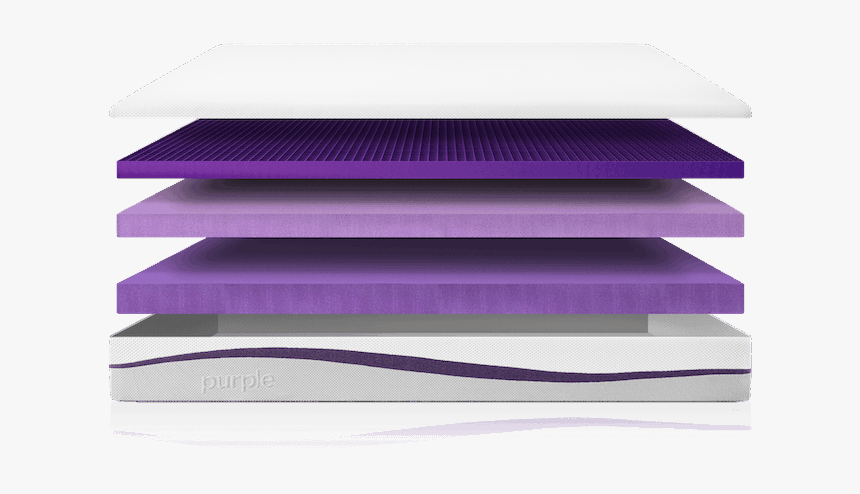 Purple Mattress Layered Image - Original Purple Mattress Layers, HD Png Download, Free Download