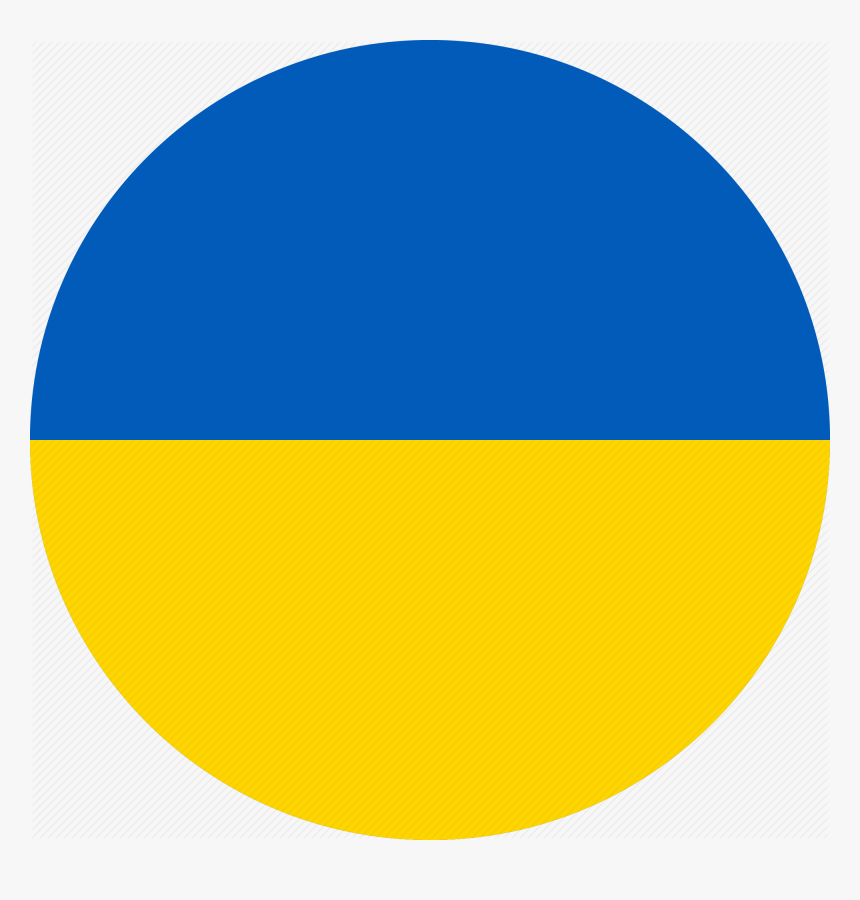 Ukraine Flag Circle Png, Transparent Png, Free Download