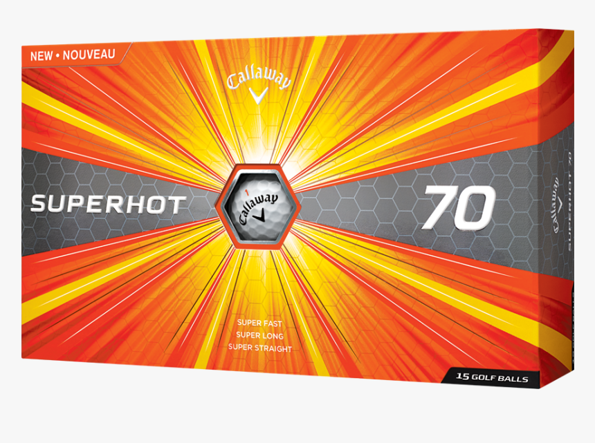 Callaway Superhot 70 Golf Ball, HD Png Download, Free Download