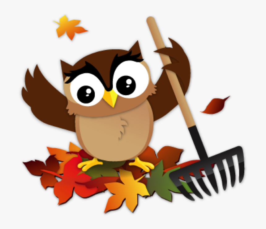 Transparent Fall Owl Clipart - Fall Clean Up Clipart, HD Png Download, Free Download