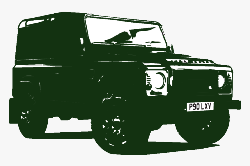 Land Rover Club Side Green - Land Rover Defender Svg, HD Png Download, Free Download