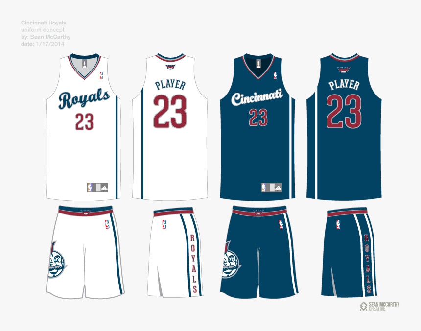 Royals-unis Zpsb38cdb0c - Jersey Cincinnati Royals Basketball, HD Png Download, Free Download