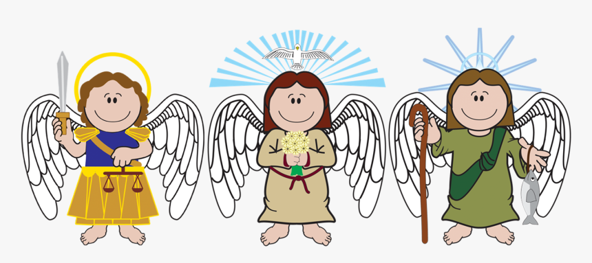 Los 3 Arcangeles - San Miguel Arcangel Clip Art, HD Png Download, Free Download