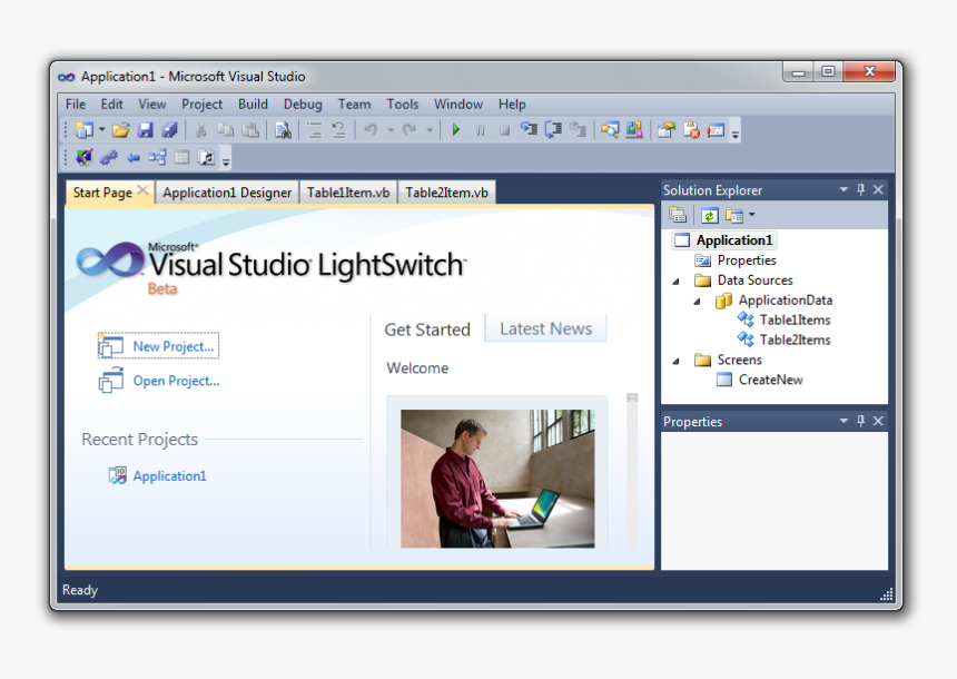 Visual Studio Lightswitch, HD Png Download, Free Download