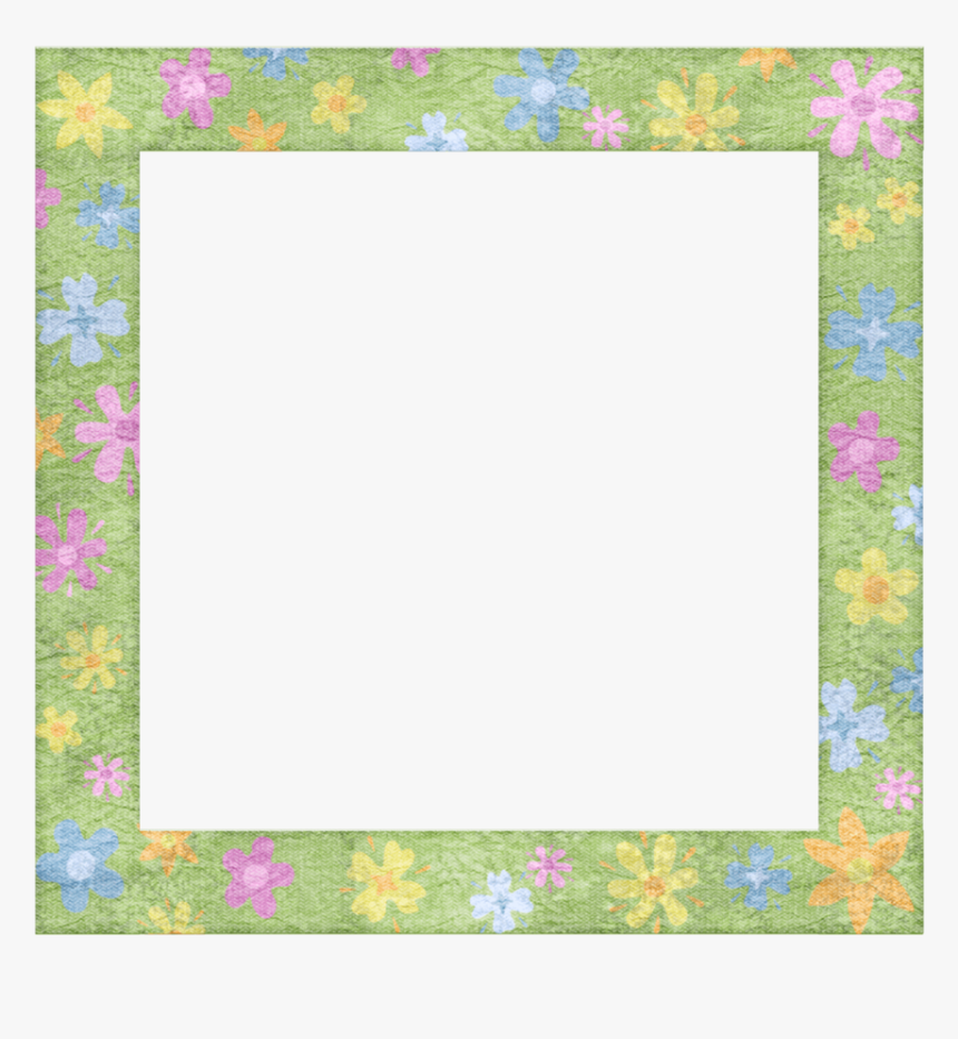 Download Flower Frame Clipart Borders And Frames Picture - Flower Frame, HD Png Download, Free Download