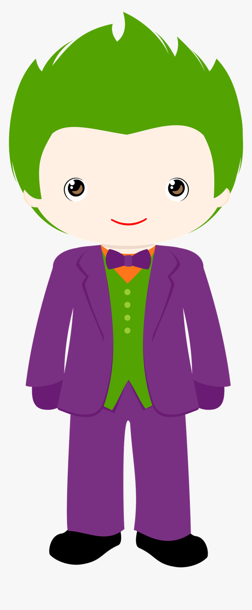 Cute Clipart Batman - Joker Batman Clipart, HD Png Download, Free Download