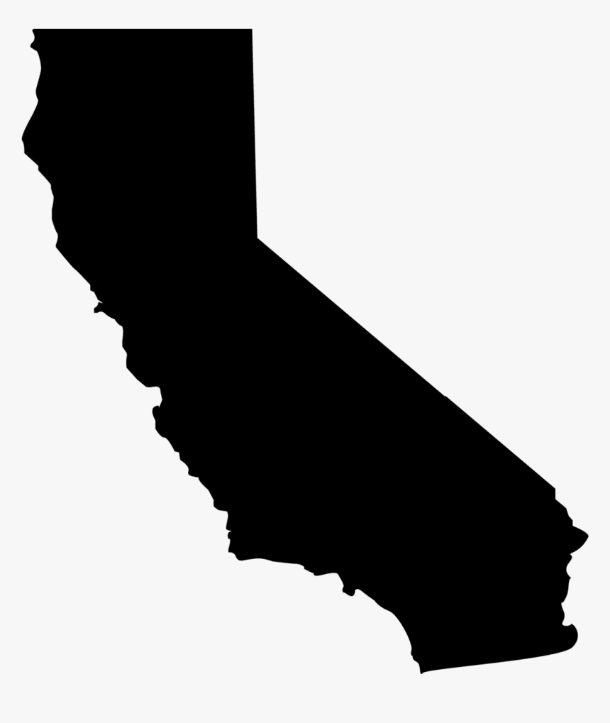 California Clip Art - Blank Map Of California, HD Png Download, Free Download