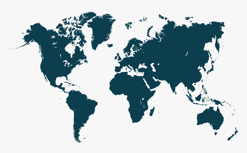 World Map White Png, Transparent Png, Free Download