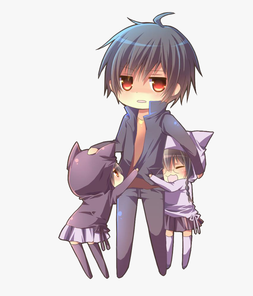 Chibi Izaya Izaya Orihara, Shizaya, Durarara, Kawaii - Brother And Sister Chibi, HD Png Download, Free Download