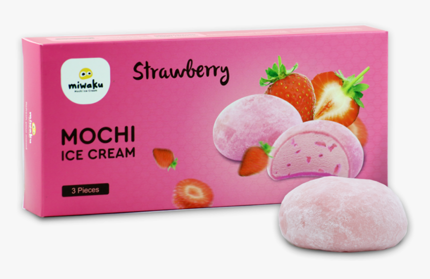 Mochi Ice Cream Strawberry Png, Transparent Png, Free Download
