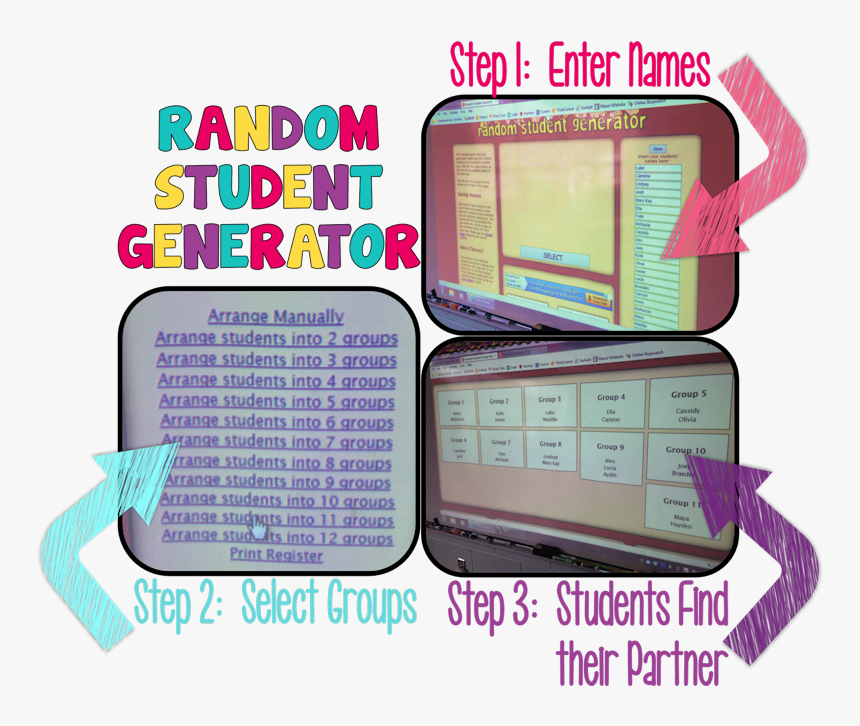 Random Student Generator - Randomize And Rotate When Calling On Students, HD Png Download, Free Download