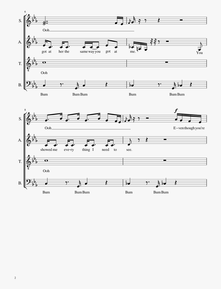 So Am I Piano Sheet Music, HD Png Download, Free Download