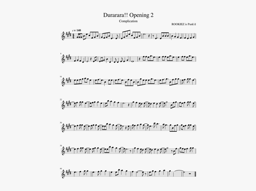 Havana Clarinet Sheet Music, HD Png Download, Free Download