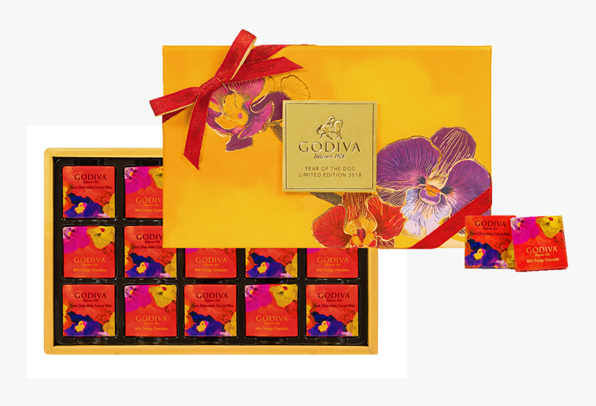 Godiva 新年 片 裝 巧克力 禮盒 28 片 裝, Hd Png Download - Shanghai Tang Chinese New Year, Transparent Png, Free Download