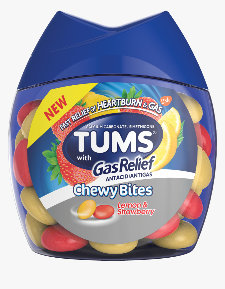 Transparent Tums Png - Tums Chewy Bites With Gas Relief, Png Download, Free Download