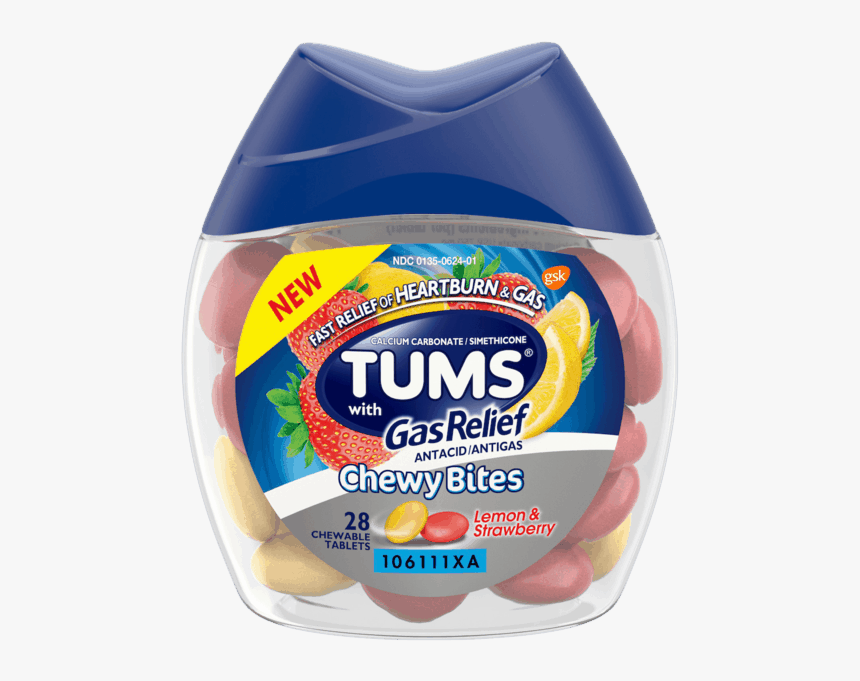 Tums Gas Relief Chewy Bites, HD Png Download, Free Download