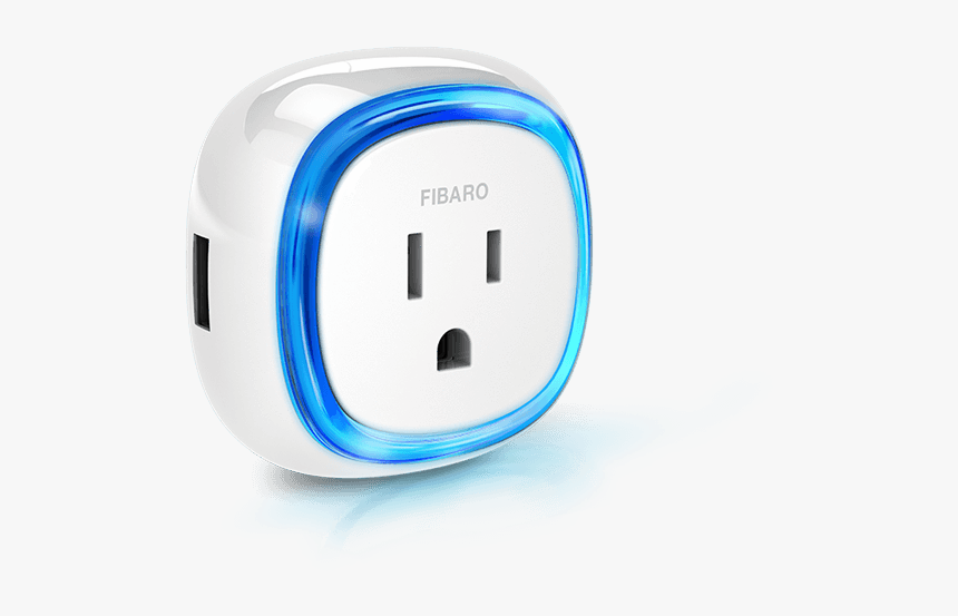 Fibaro Wall Plug With Usb - Wall Plug Fibaro Png, Transparent Png, Free Download