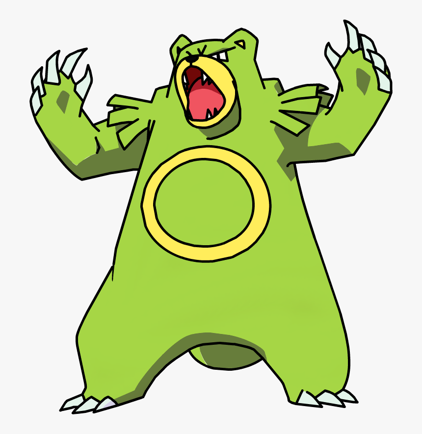 Transparent Teddiursa Png - Pokemon Ursaring Shiny, Png Download, Free Download