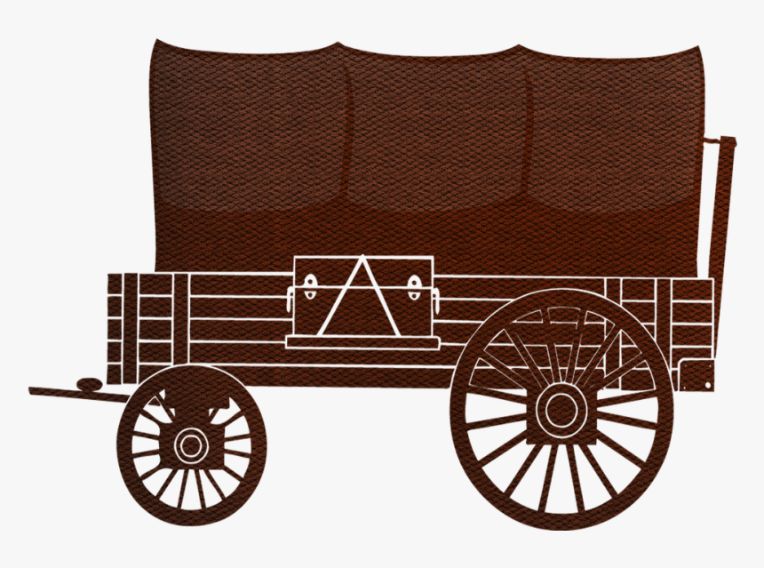 Transparent Clipart Covered Wagons - Wagon Clip Art No Vector , Free  Transparent Clipart - ClipartKey