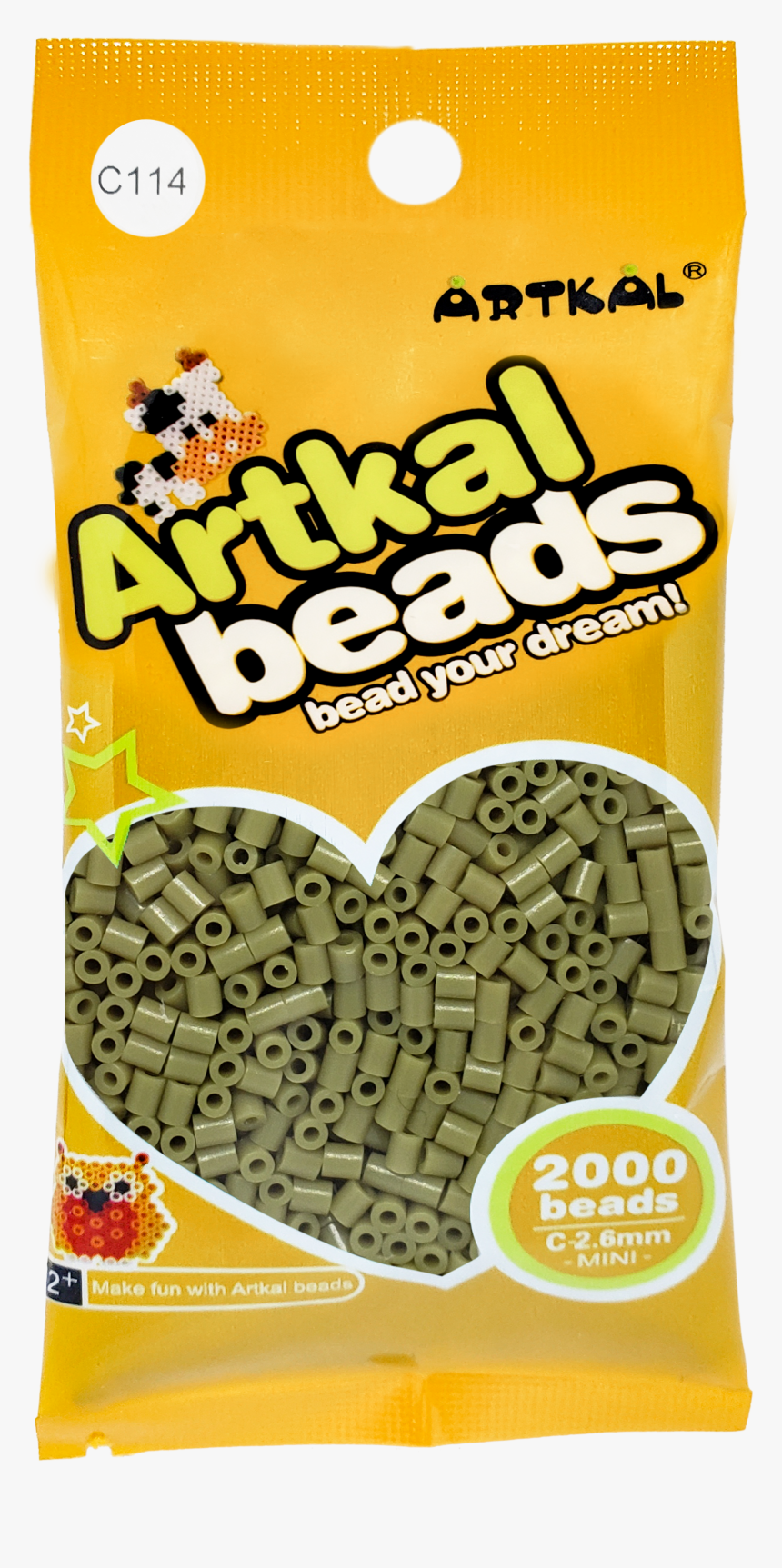 C114 Mossy Green Artkal Beads - Artkal C12, HD Png Download, Free Download