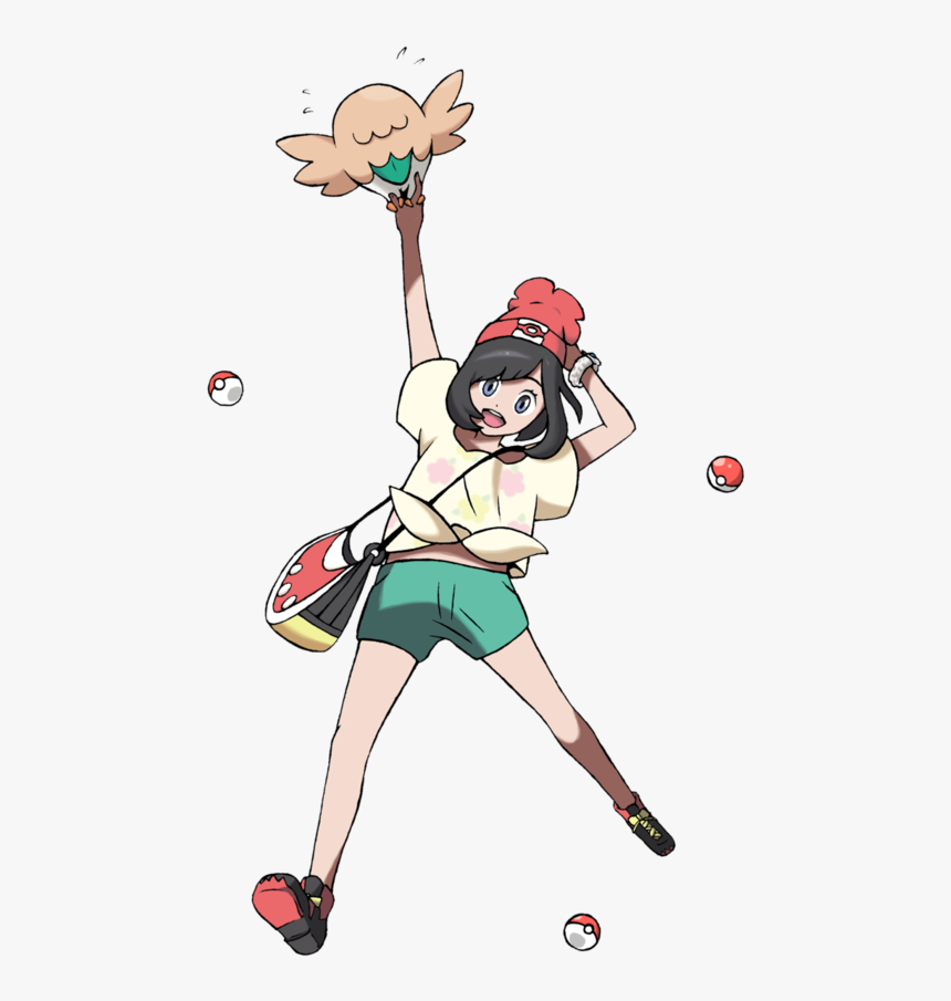 Pokemon Girl Trainer Sun And Moon, HD Png Download, Free Download