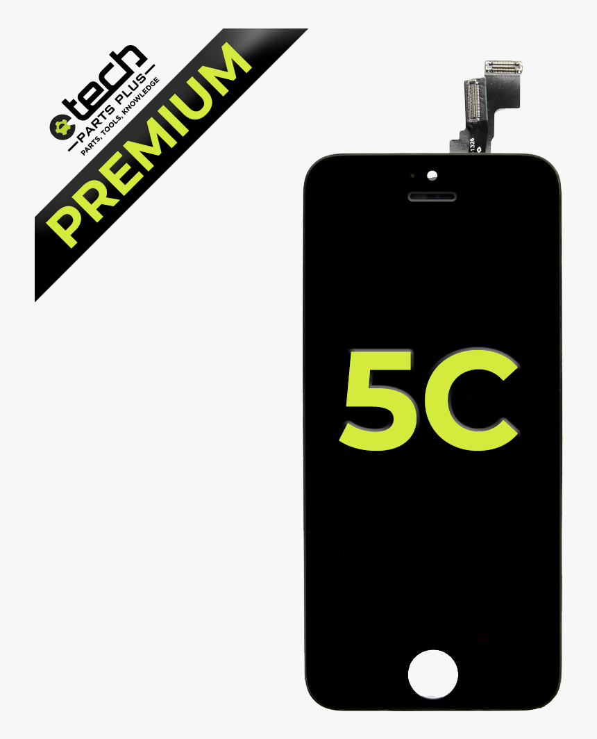 Premium Lcd Assembly For Use With Iphone 5c, Black - Mobile Phone, HD Png Download, Free Download