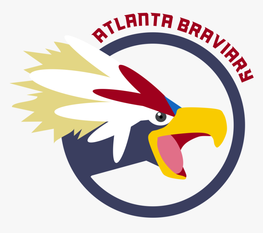 Atlanta Braviary Atlanta Hawks X Braviary - Pokemon Draft League Logos, HD Png Download, Free Download