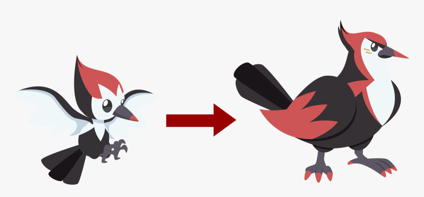 New Pokemon Fanmade Evolution Pokemon Sun And Moon - New Bird Evolution Pokemon, HD Png Download, Free Download