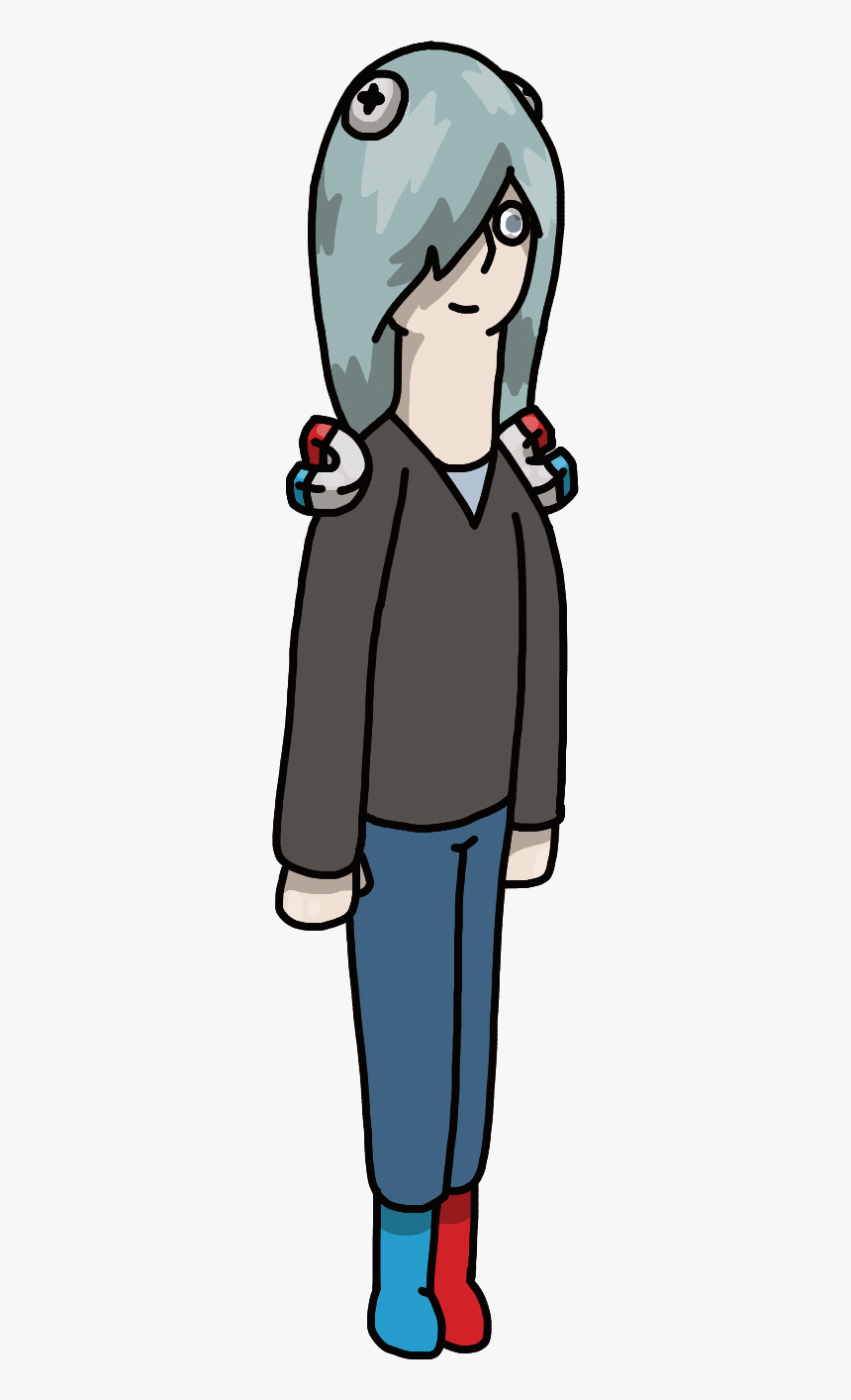 #pokemon #gijinka #magnemite - Cartoon, HD Png Download, Free Download