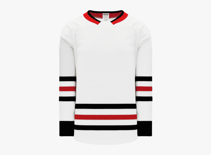 blank white hockey jersey
