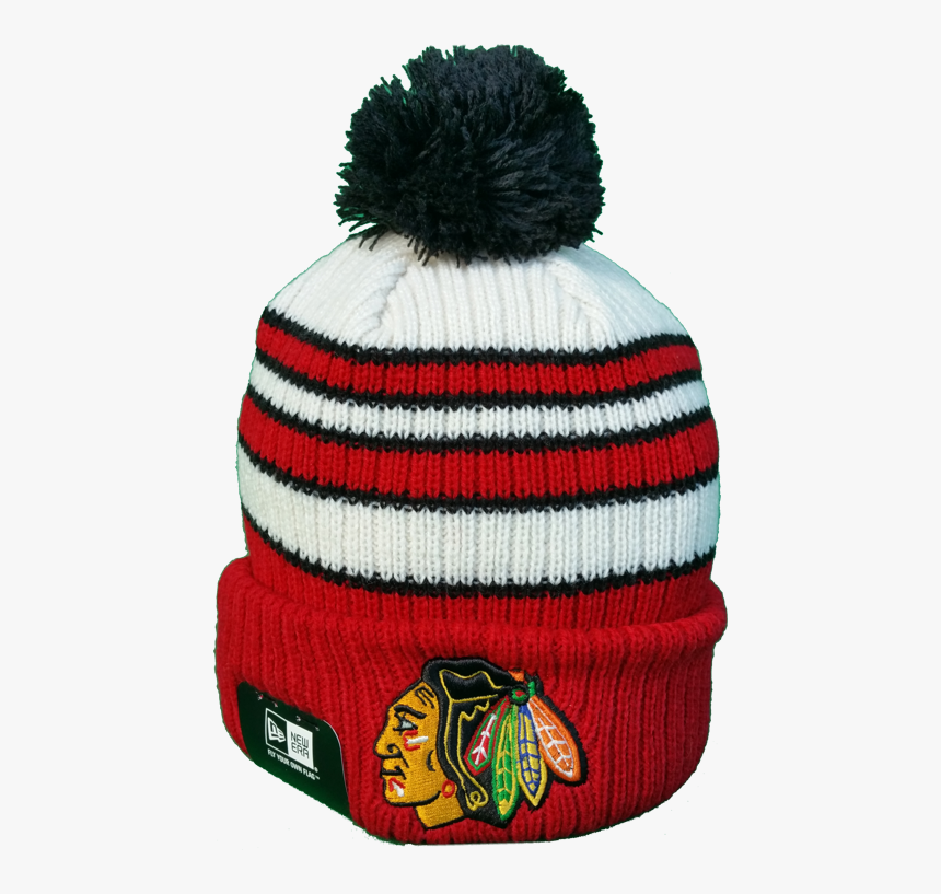 White Chicago Blackhawks Toque, HD Png Download, Free Download