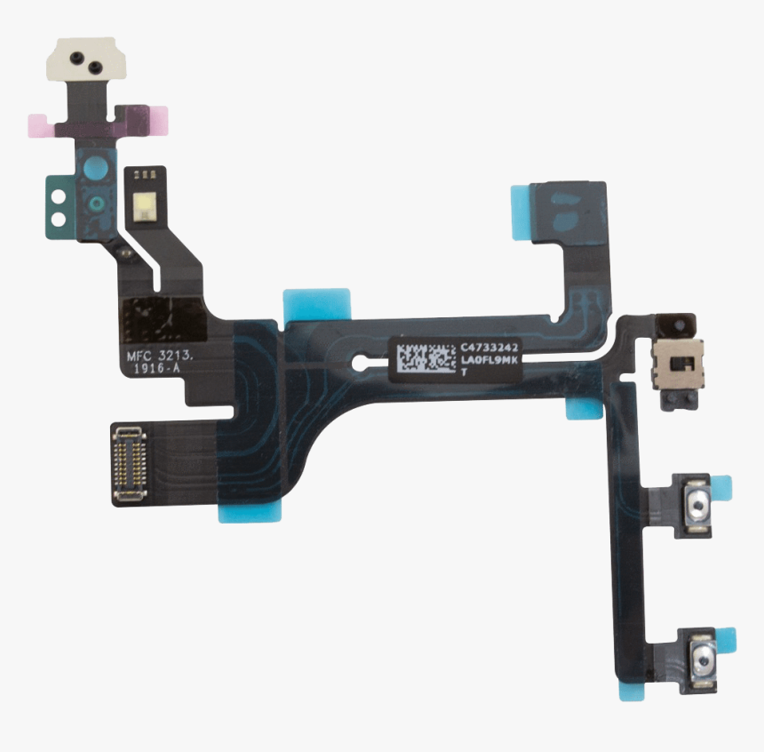 Iphone 5c Power Button Flex Cable Replacement - Iphone 5c Volume Flex, HD Png Download, Free Download