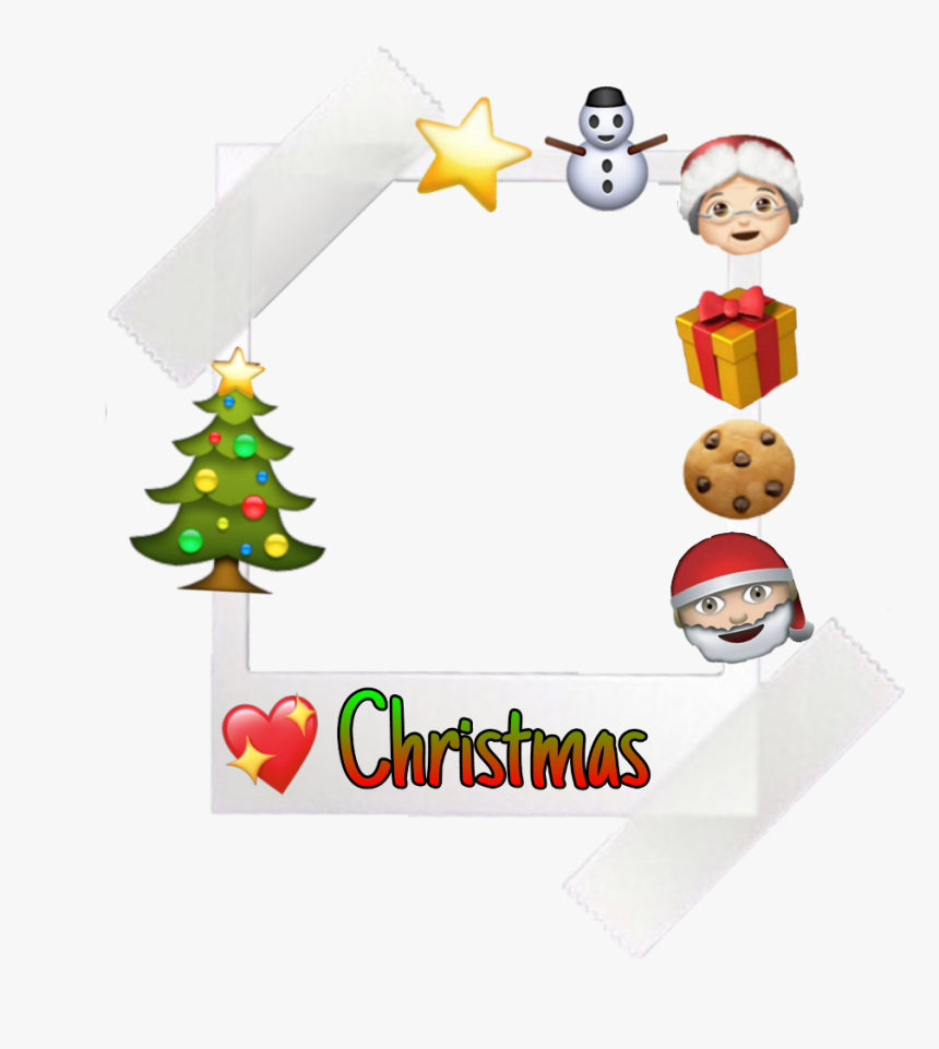 #christmas #christmasoverlays #emojis #edits, HD Png Download, Free Download